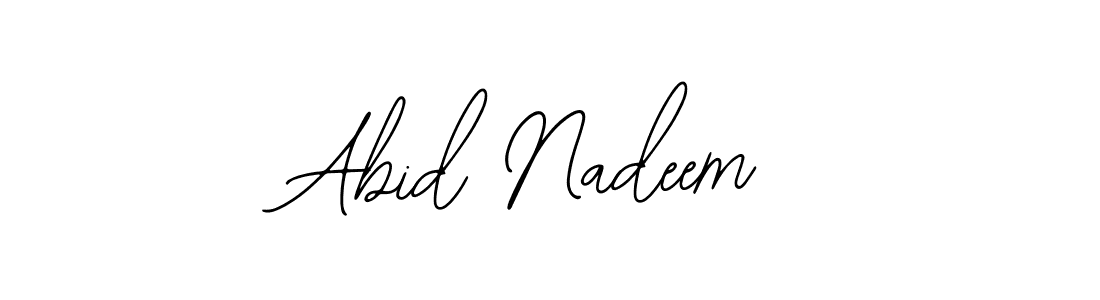 Make a beautiful signature design for name Abid Nadeem. With this signature (Bearetta-2O07w) style, you can create a handwritten signature for free. Abid Nadeem signature style 12 images and pictures png