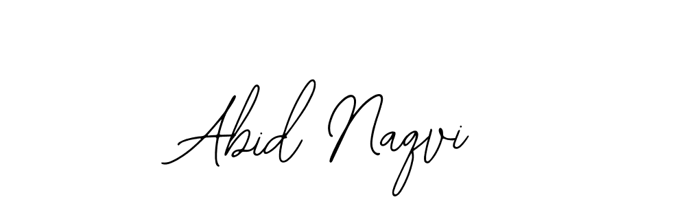 Design your own signature with our free online signature maker. With this signature software, you can create a handwritten (Bearetta-2O07w) signature for name Abid Naqvi. Abid Naqvi signature style 12 images and pictures png