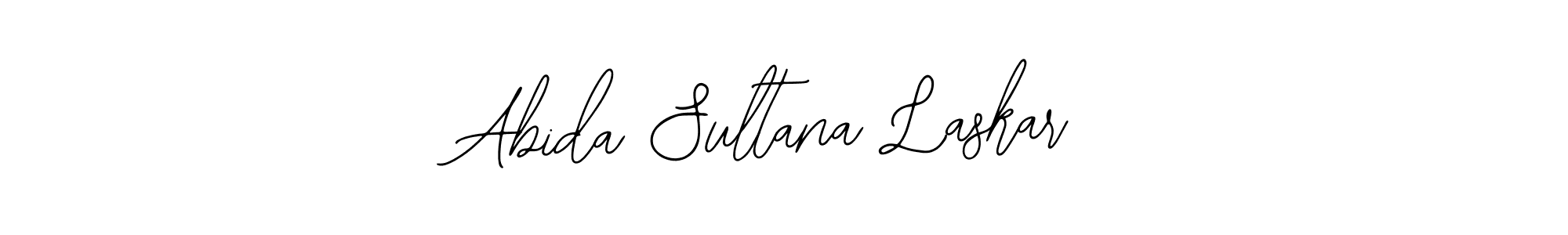You should practise on your own different ways (Bearetta-2O07w) to write your name (Abida Sultana Laskar) in signature. don't let someone else do it for you. Abida Sultana Laskar signature style 12 images and pictures png