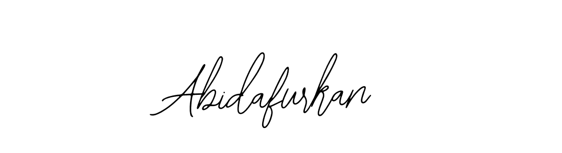 How to make Abidafurkan name signature. Use Bearetta-2O07w style for creating short signs online. This is the latest handwritten sign. Abidafurkan signature style 12 images and pictures png