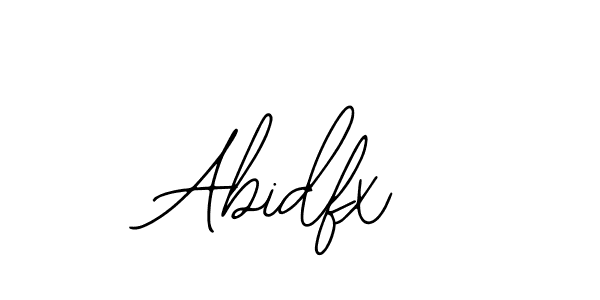 How to make Abidfx name signature. Use Bearetta-2O07w style for creating short signs online. This is the latest handwritten sign. Abidfx signature style 12 images and pictures png