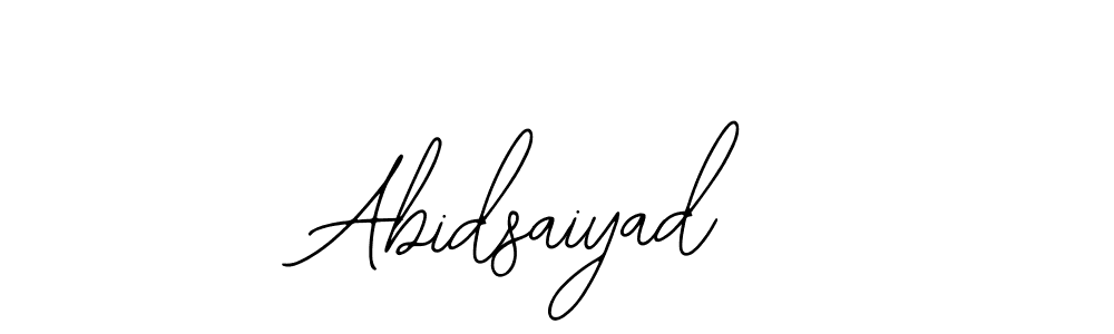 Use a signature maker to create a handwritten signature online. With this signature software, you can design (Bearetta-2O07w) your own signature for name Abidsaiyad. Abidsaiyad signature style 12 images and pictures png