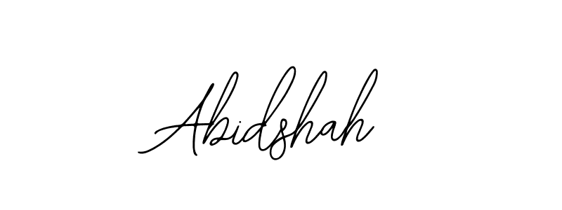 The best way (Bearetta-2O07w) to make a short signature is to pick only two or three words in your name. The name Abidshah include a total of six letters. For converting this name. Abidshah signature style 12 images and pictures png