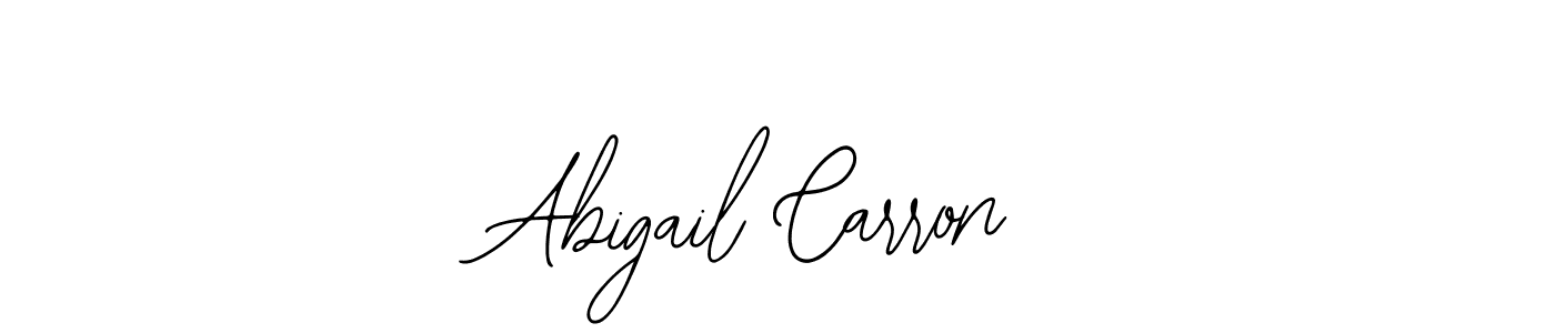 The best way (Bearetta-2O07w) to make a short signature is to pick only two or three words in your name. The name Abigail Carron include a total of six letters. For converting this name. Abigail Carron signature style 12 images and pictures png