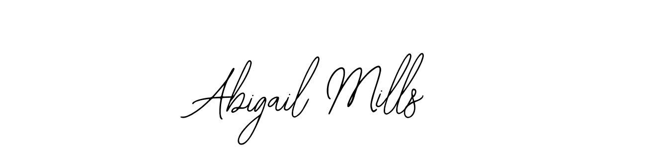 How to make Abigail Mills name signature. Use Bearetta-2O07w style for creating short signs online. This is the latest handwritten sign. Abigail Mills signature style 12 images and pictures png