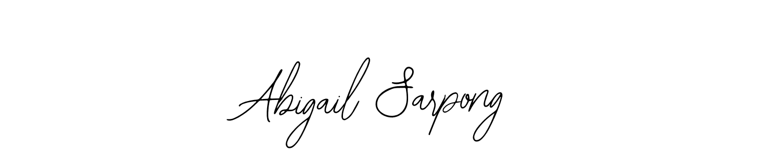 It looks lik you need a new signature style for name Abigail Sarpong. Design unique handwritten (Bearetta-2O07w) signature with our free signature maker in just a few clicks. Abigail Sarpong signature style 12 images and pictures png