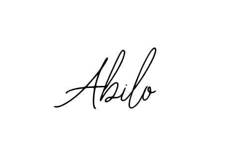The best way (Bearetta-2O07w) to make a short signature is to pick only two or three words in your name. The name Abilo include a total of six letters. For converting this name. Abilo signature style 12 images and pictures png