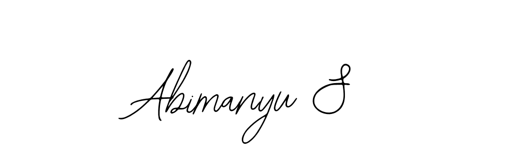 Bearetta-2O07w is a professional signature style that is perfect for those who want to add a touch of class to their signature. It is also a great choice for those who want to make their signature more unique. Get Abimanyu S name to fancy signature for free. Abimanyu S signature style 12 images and pictures png