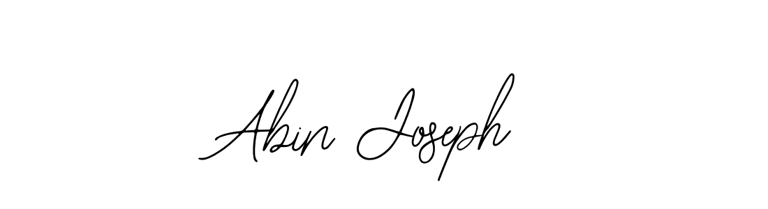 How to make Abin Joseph name signature. Use Bearetta-2O07w style for creating short signs online. This is the latest handwritten sign. Abin Joseph signature style 12 images and pictures png