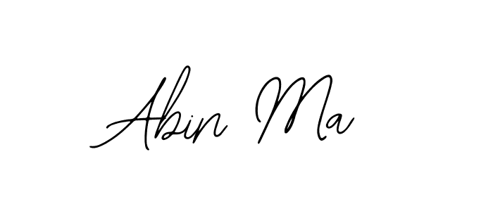 Use a signature maker to create a handwritten signature online. With this signature software, you can design (Bearetta-2O07w) your own signature for name Abin Ma. Abin Ma signature style 12 images and pictures png