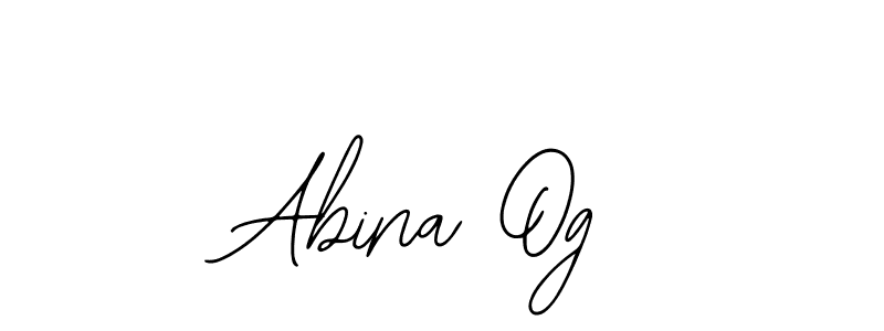 Abina Og stylish signature style. Best Handwritten Sign (Bearetta-2O07w) for my name. Handwritten Signature Collection Ideas for my name Abina Og. Abina Og signature style 12 images and pictures png
