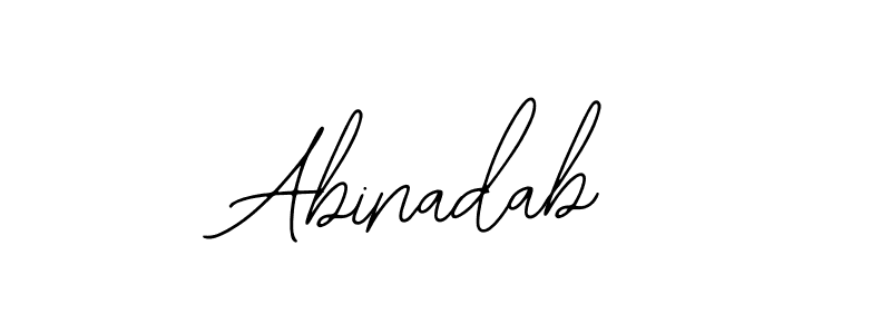 Use a signature maker to create a handwritten signature online. With this signature software, you can design (Bearetta-2O07w) your own signature for name Abinadab. Abinadab signature style 12 images and pictures png