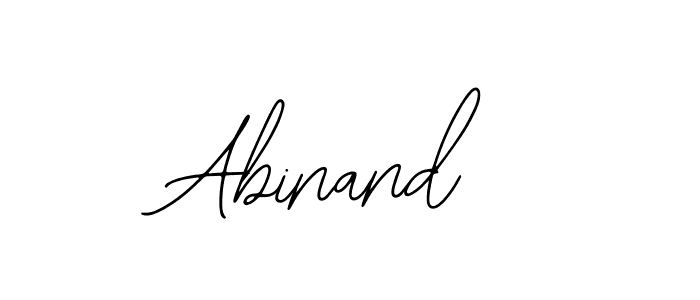 The best way (Bearetta-2O07w) to make a short signature is to pick only two or three words in your name. The name Abinand include a total of six letters. For converting this name. Abinand signature style 12 images and pictures png