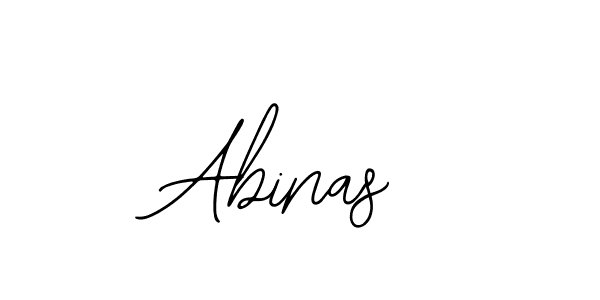 Use a signature maker to create a handwritten signature online. With this signature software, you can design (Bearetta-2O07w) your own signature for name Abinas. Abinas signature style 12 images and pictures png