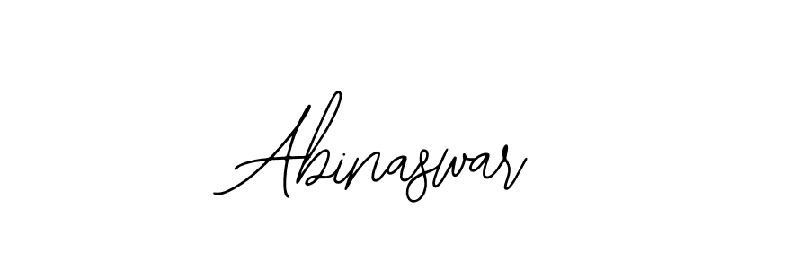 The best way (Bearetta-2O07w) to make a short signature is to pick only two or three words in your name. The name Abinaswar include a total of six letters. For converting this name. Abinaswar signature style 12 images and pictures png