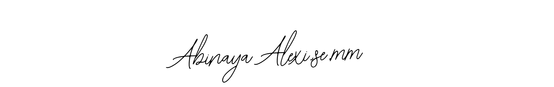 Make a beautiful signature design for name Abinaya Alexi,se.mm. With this signature (Bearetta-2O07w) style, you can create a handwritten signature for free. Abinaya Alexi,se.mm signature style 12 images and pictures png