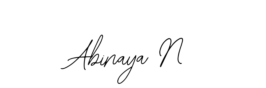 Make a beautiful signature design for name Abinaya N. With this signature (Bearetta-2O07w) style, you can create a handwritten signature for free. Abinaya N signature style 12 images and pictures png