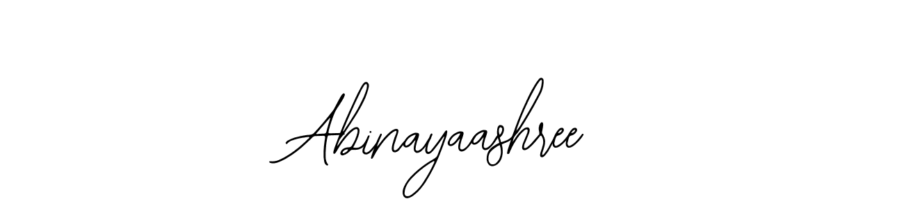 How to make Abinayaashree name signature. Use Bearetta-2O07w style for creating short signs online. This is the latest handwritten sign. Abinayaashree signature style 12 images and pictures png