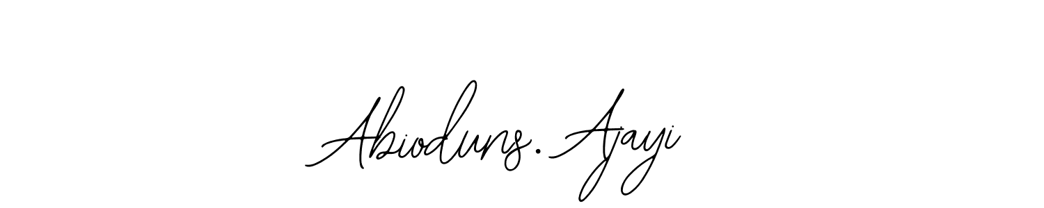 if you are searching for the best signature style for your name Abioduns. Ajayi. so please give up your signature search. here we have designed multiple signature styles  using Bearetta-2O07w. Abioduns. Ajayi signature style 12 images and pictures png