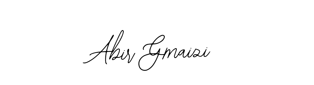 Use a signature maker to create a handwritten signature online. With this signature software, you can design (Bearetta-2O07w) your own signature for name Abir Gmaizi. Abir Gmaizi signature style 12 images and pictures png