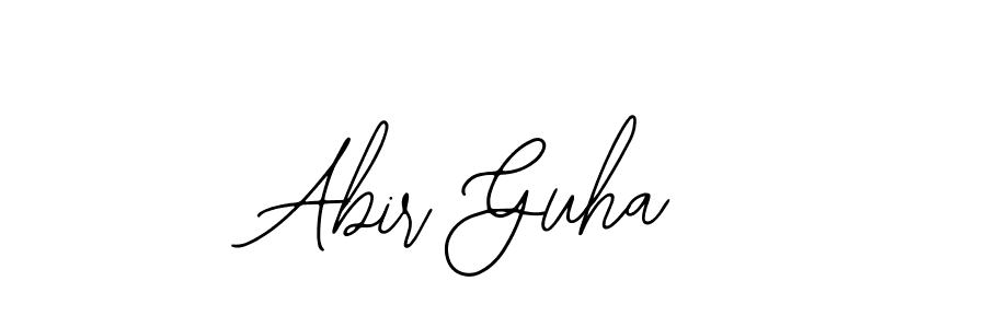 The best way (Bearetta-2O07w) to make a short signature is to pick only two or three words in your name. The name Abir Guha include a total of six letters. For converting this name. Abir Guha signature style 12 images and pictures png