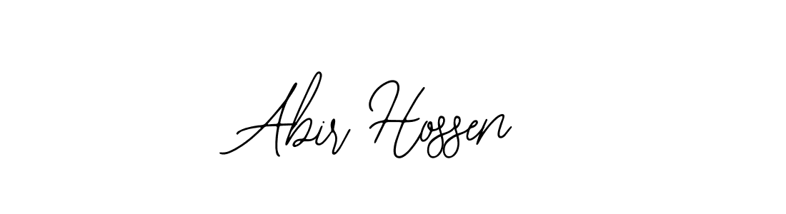 if you are searching for the best signature style for your name Abir Hossen. so please give up your signature search. here we have designed multiple signature styles  using Bearetta-2O07w. Abir Hossen signature style 12 images and pictures png