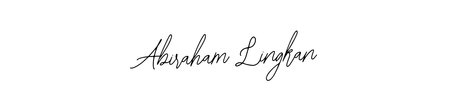 Design your own signature with our free online signature maker. With this signature software, you can create a handwritten (Bearetta-2O07w) signature for name Abiraham Lingkan. Abiraham Lingkan signature style 12 images and pictures png