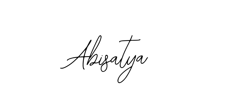 Use a signature maker to create a handwritten signature online. With this signature software, you can design (Bearetta-2O07w) your own signature for name Abisatya. Abisatya signature style 12 images and pictures png