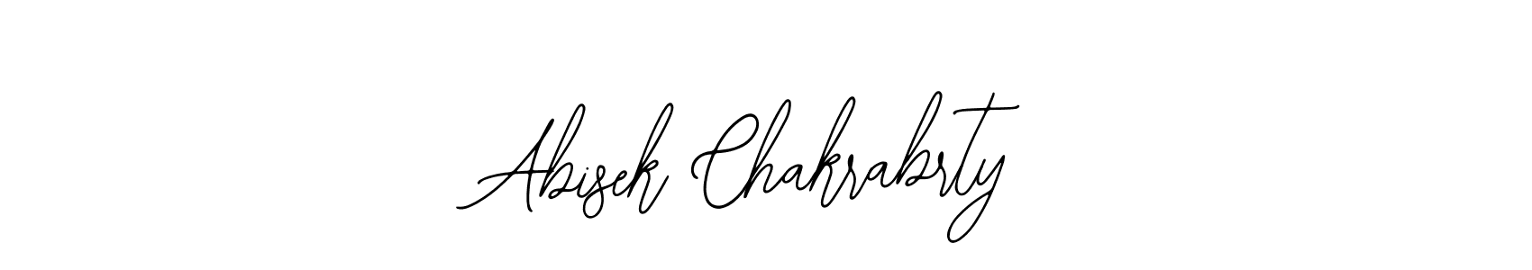 How to make Abisek Chakrabrty name signature. Use Bearetta-2O07w style for creating short signs online. This is the latest handwritten sign. Abisek Chakrabrty signature style 12 images and pictures png