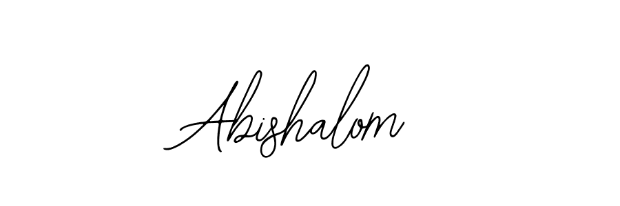 Also You can easily find your signature by using the search form. We will create Abishalom name handwritten signature images for you free of cost using Bearetta-2O07w sign style. Abishalom signature style 12 images and pictures png