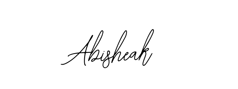 Design your own signature with our free online signature maker. With this signature software, you can create a handwritten (Bearetta-2O07w) signature for name Abisheak. Abisheak signature style 12 images and pictures png