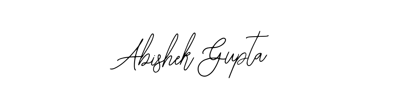 Design your own signature with our free online signature maker. With this signature software, you can create a handwritten (Bearetta-2O07w) signature for name Abishek Gupta. Abishek Gupta signature style 12 images and pictures png