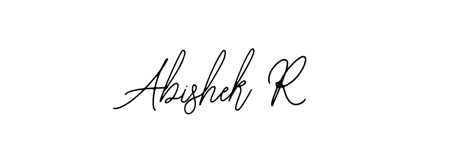 Design your own signature with our free online signature maker. With this signature software, you can create a handwritten (Bearetta-2O07w) signature for name Abishek R. Abishek R signature style 12 images and pictures png