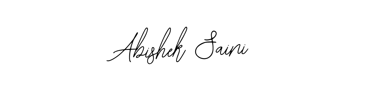 How to make Abishek Saini name signature. Use Bearetta-2O07w style for creating short signs online. This is the latest handwritten sign. Abishek Saini signature style 12 images and pictures png