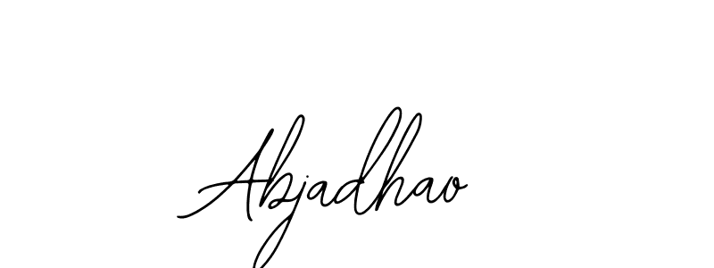 Here are the top 10 professional signature styles for the name Abjadhao. These are the best autograph styles you can use for your name. Abjadhao signature style 12 images and pictures png