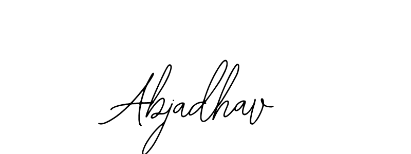Here are the top 10 professional signature styles for the name Abjadhav. These are the best autograph styles you can use for your name. Abjadhav signature style 12 images and pictures png