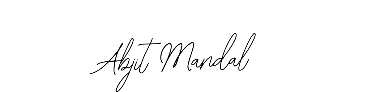 if you are searching for the best signature style for your name Abjit Mandal. so please give up your signature search. here we have designed multiple signature styles  using Bearetta-2O07w. Abjit Mandal signature style 12 images and pictures png