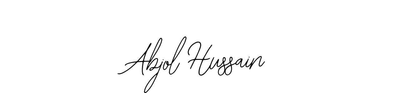 How to make Abjol Hussain signature? Bearetta-2O07w is a professional autograph style. Create handwritten signature for Abjol Hussain name. Abjol Hussain signature style 12 images and pictures png