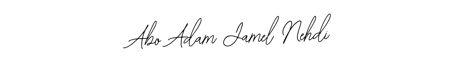 Also You can easily find your signature by using the search form. We will create Abo Adam Jamel Nehdi name handwritten signature images for you free of cost using Bearetta-2O07w sign style. Abo Adam Jamel Nehdi signature style 12 images and pictures png