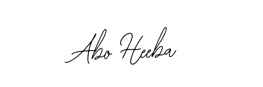 How to make Abo Heeba name signature. Use Bearetta-2O07w style for creating short signs online. This is the latest handwritten sign. Abo Heeba signature style 12 images and pictures png