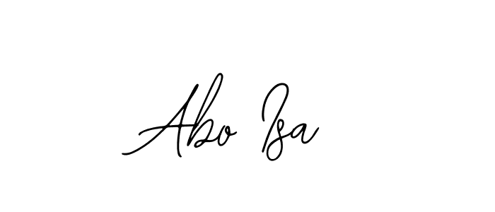 Design your own signature with our free online signature maker. With this signature software, you can create a handwritten (Bearetta-2O07w) signature for name Abo Isa. Abo Isa signature style 12 images and pictures png