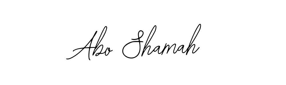 How to make Abo Shamah signature? Bearetta-2O07w is a professional autograph style. Create handwritten signature for Abo Shamah name. Abo Shamah signature style 12 images and pictures png