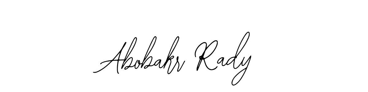 How to Draw Abobakr Rady signature style? Bearetta-2O07w is a latest design signature styles for name Abobakr Rady. Abobakr Rady signature style 12 images and pictures png