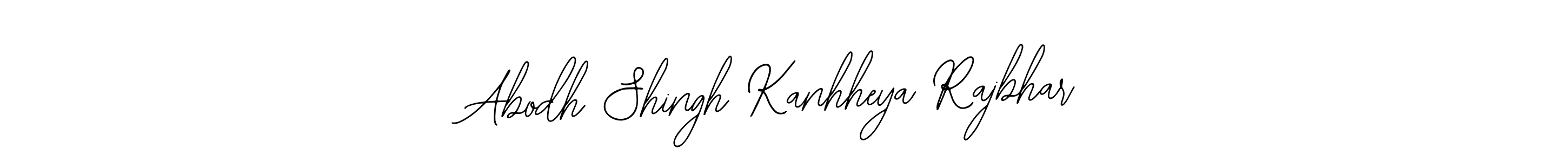 This is the best signature style for the Abodh Shingh Kanhheya Rajbhar name. Also you like these signature font (Bearetta-2O07w). Mix name signature. Abodh Shingh Kanhheya Rajbhar signature style 12 images and pictures png