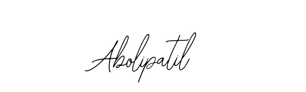 Design your own signature with our free online signature maker. With this signature software, you can create a handwritten (Bearetta-2O07w) signature for name Abolipatil. Abolipatil signature style 12 images and pictures png