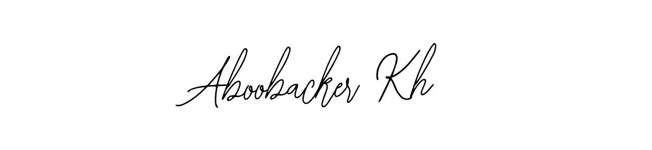 Also we have Aboobacker Kh name is the best signature style. Create professional handwritten signature collection using Bearetta-2O07w autograph style. Aboobacker Kh signature style 12 images and pictures png