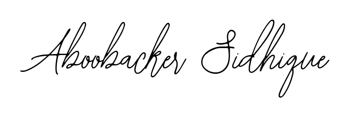 Check out images of Autograph of Aboobacker Sidhique name. Actor Aboobacker Sidhique Signature Style. Bearetta-2O07w is a professional sign style online. Aboobacker Sidhique signature style 12 images and pictures png
