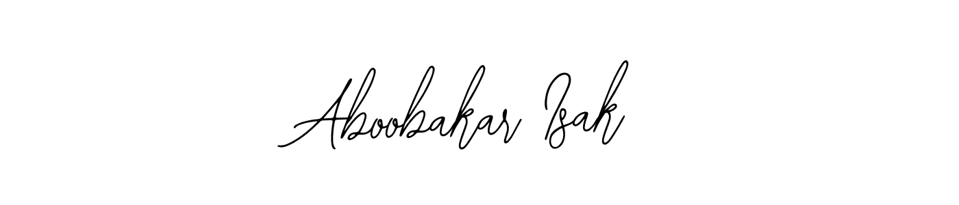 How to make Aboobakar Isak signature? Bearetta-2O07w is a professional autograph style. Create handwritten signature for Aboobakar Isak name. Aboobakar Isak signature style 12 images and pictures png