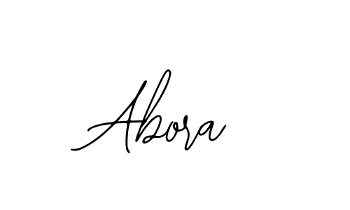 You should practise on your own different ways (Bearetta-2O07w) to write your name (Abora) in signature. don't let someone else do it for you. Abora signature style 12 images and pictures png