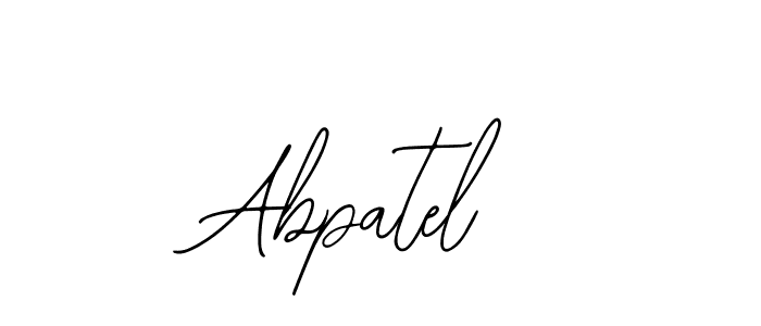 Design your own signature with our free online signature maker. With this signature software, you can create a handwritten (Bearetta-2O07w) signature for name Abpatel. Abpatel signature style 12 images and pictures png